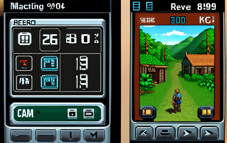 **
A mobile phone displaying "Reverse: 1999," with graphics settings adjusted to low/medium. Show a battery icon with a significantly higher charge level compared to a phone with high graphics settings. Possibly include visual cues representing the game's art style and UI.
**