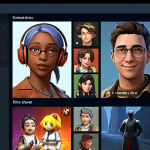 ** A lively Discord server screenshot showcasing channels for "Announcements," "General Discussion," "Guides and Tips," and "Art and Creations" related to the game Reverse: 1999. Include avatars of diverse players chatting and sharing game-related content.

**